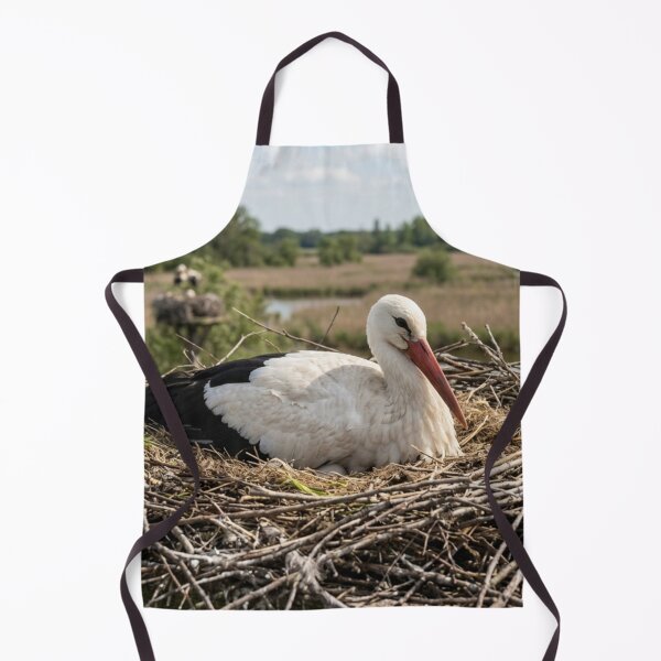 Item preview, Stork incubating in its nest. designed and sold by Malisa345.