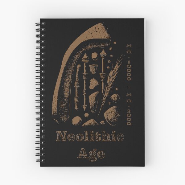 Item preview, Neolithic Age – Ancient Tools & Early Agriculture Illustration designed and sold by zoliartdesign.