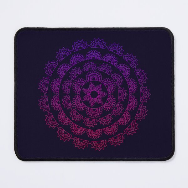 Item preview, Intricate Purple Red Mandala - Detailed Flower Geometric Art designed and sold by SolutionsArt.