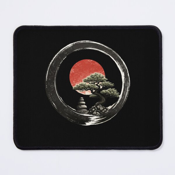 Item preview, Enso Quiet Growth - Zen Circle Bonsai Inspired Japanese Design designed and sold by OblivionRise.
