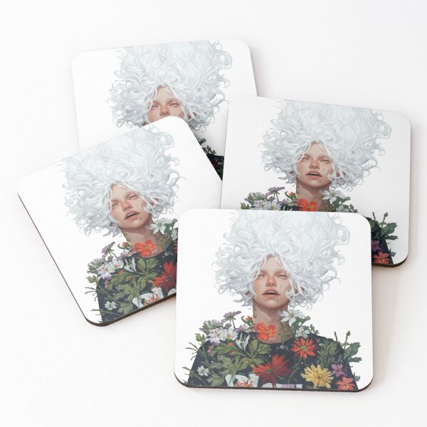 Item preview, Floral Fantasy Portrait Fine Art Print designed and sold by GrowNest.