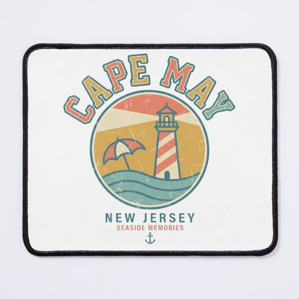 Item preview, Cape May NJ Vintage Seaside Memories Jersey Shore Badge  designed and sold by Milasneeze.