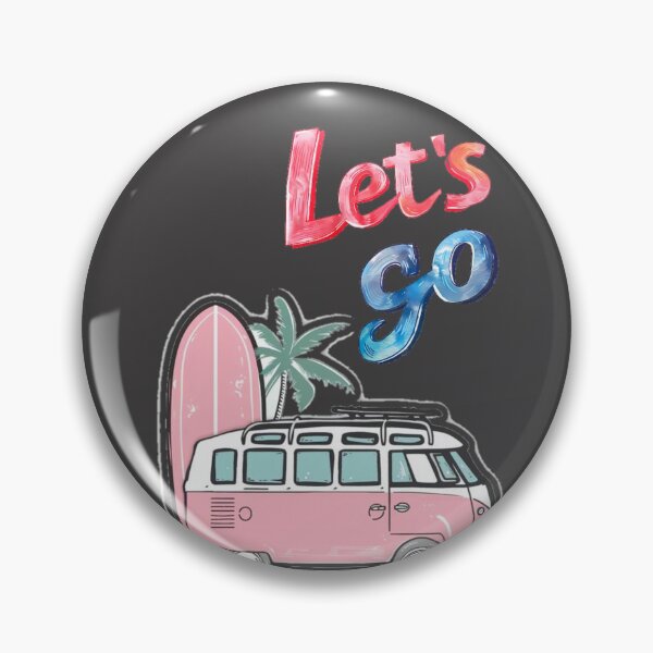 Item preview, Let’s Go Travel Van Surf Summer Vibes designed and sold by zoroyassine45.