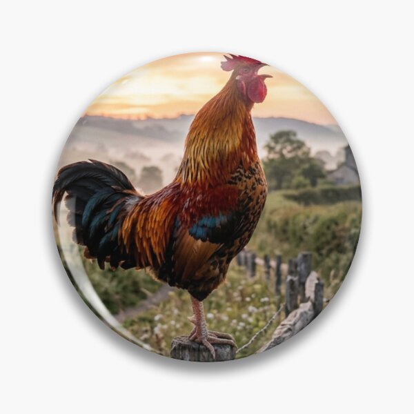 Item preview, Rooster crowing at sunrise. designed and sold by Malisa345.