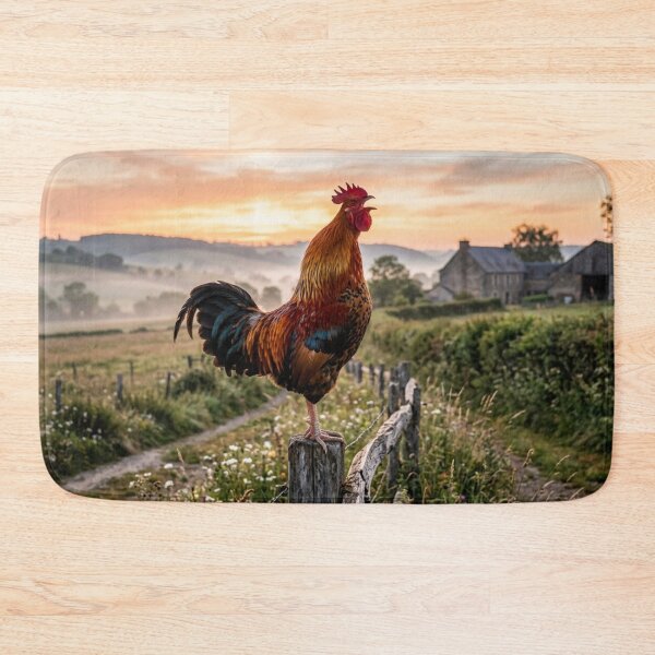 Item preview, Rooster crowing at sunrise. designed and sold by Malisa345.