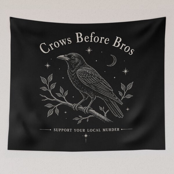 Item preview, Crows Before Bros Support Your Local Murder designed and sold by will freed18.