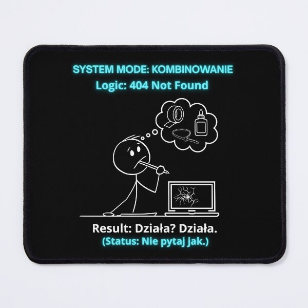 Item preview,  Black System Mode Kombinowanie - Funny Polinglish Polish Ingenuity Humor Gift designed and sold by VibePolinglish.