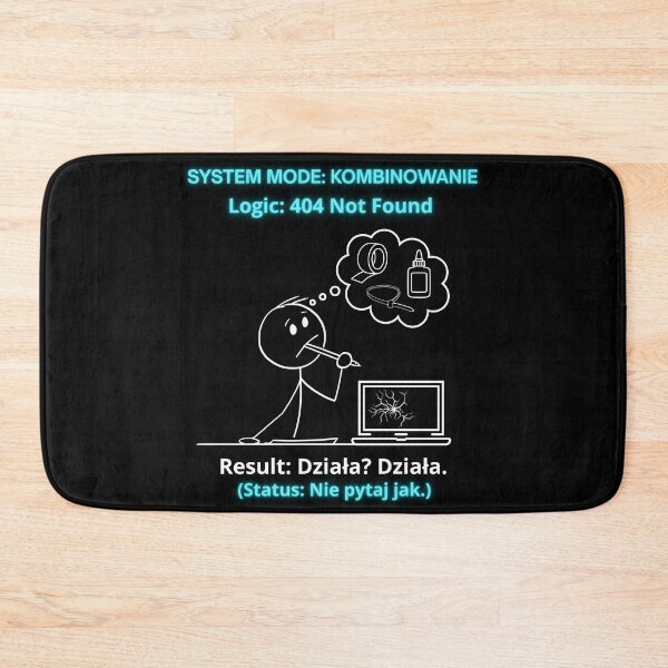 Item preview,  Black System Mode Kombinowanie - Funny Polinglish Polish Ingenuity Humor Gift designed and sold by VibePolinglish.