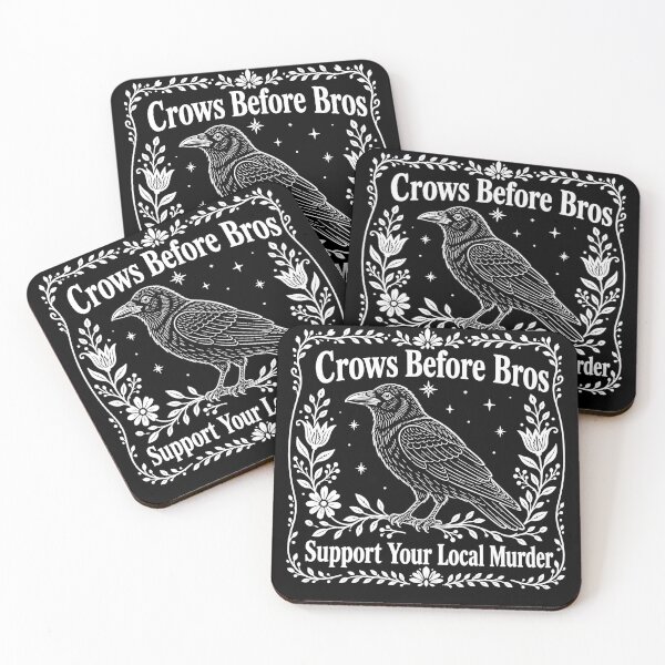 Item preview, Crows Before Bros Support Your Local Murder designed and sold by will freed18.