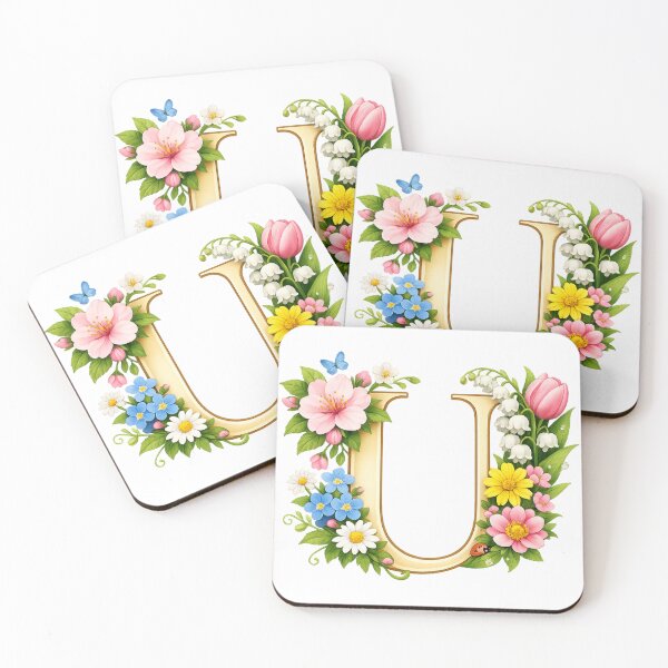 Item preview, Spring magic for Mom – Your personal floral monogram designed and sold by CoolContent Factory.