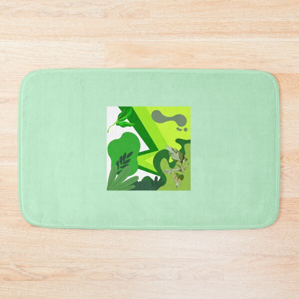 Item preview, Plants And Shapes Collage Background Decoration Green Stickers Prints Posters Wall Art Magnet Home Coffee Cup Decoration TShirt Stationary Notebook Magnet Hat Kitchen Work School Office Redbubble Shop designed and sold by Saritas Boutique Shop.