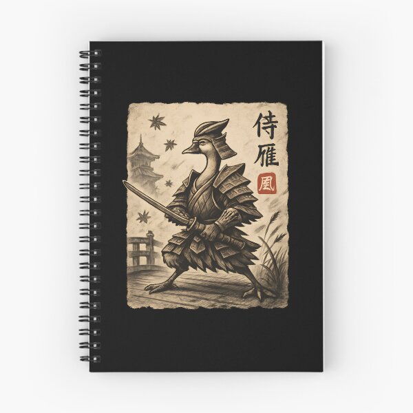 Item preview, Samurai Crane Warrior Vintage Ink Illustration designed and sold by SiarheiYur.