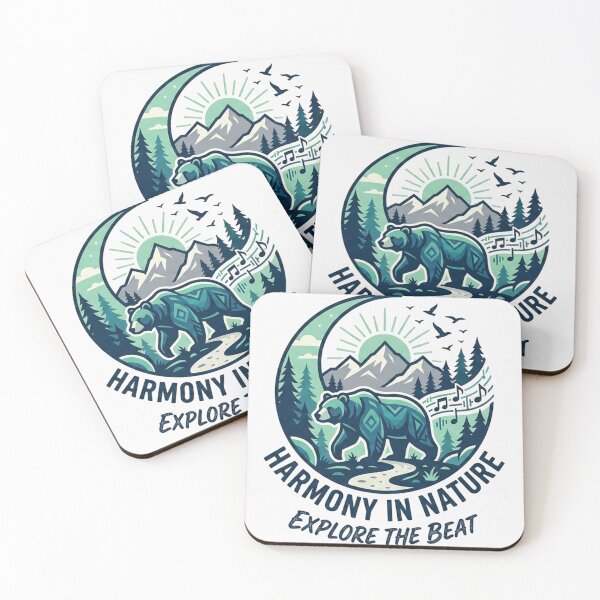 Item preview, Harmony in Nature Explore the Beat Bear designed and sold by Owcomm.