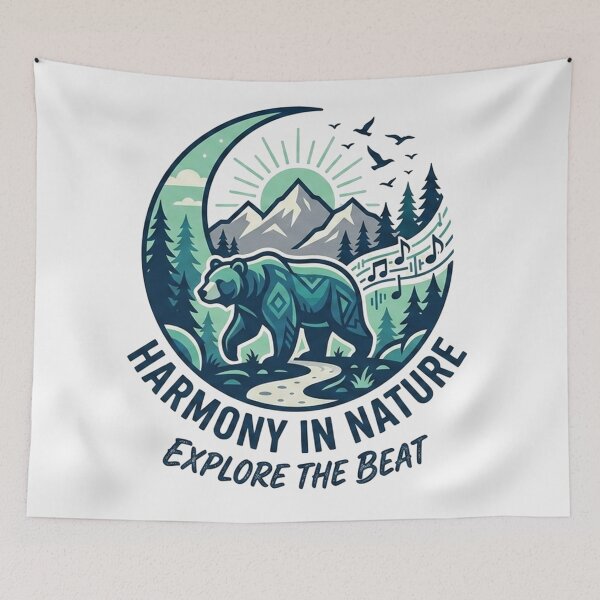 Artikelvorschau, Harmonie in der Natur: Entdecke den Beat Bear entworfen und verkauft von Owcomm.