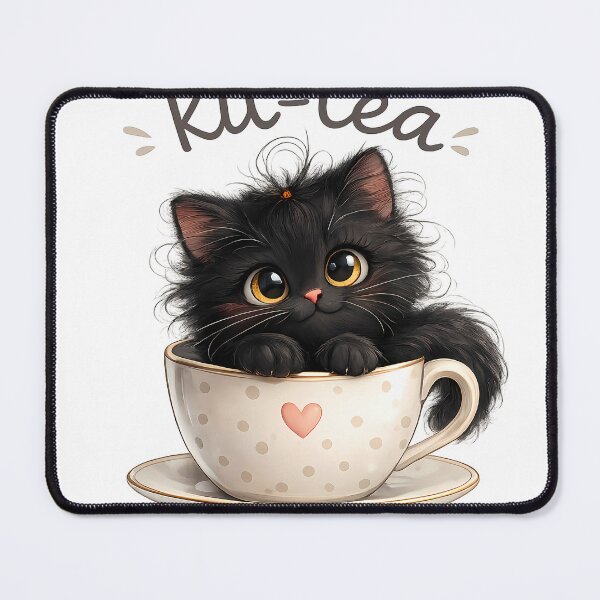 Item preview, Copy of Kit-Tea Cute Black Cat in Teacup designed and sold by GGAUL.