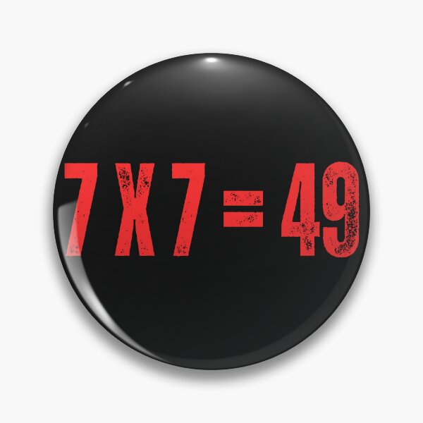 Item preview, Funny Maths 7 x 7 = 49  Gen Alpha Meme  designed and sold by erozzz.