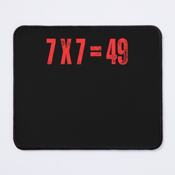 Item preview, Funny Maths 7 x 7 = 49  Gen Alpha Meme  designed and sold by erozzz.