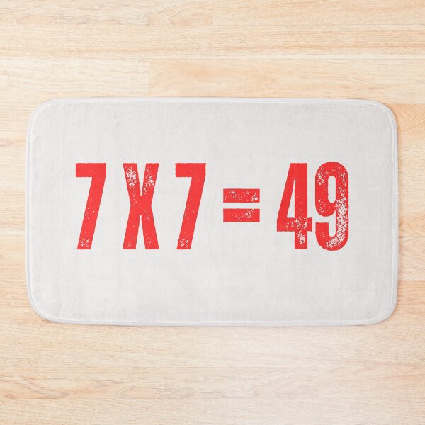Item preview, Funny Maths 7 x 7 = 49  Gen Alpha Meme  designed and sold by erozzz.