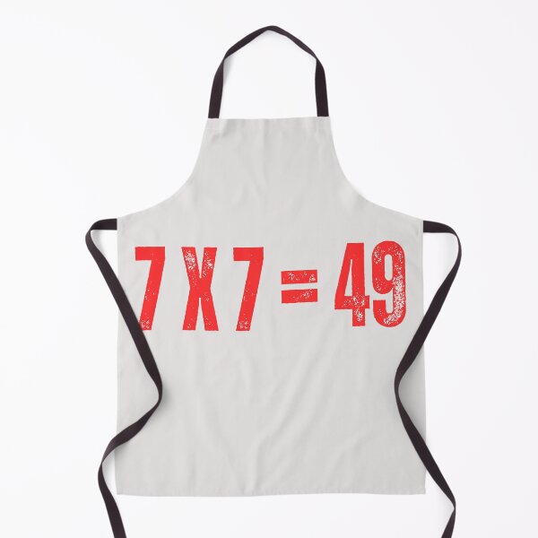 Item preview, Funny Maths 7 x 7 = 49  Gen Alpha Meme  designed and sold by erozzz.