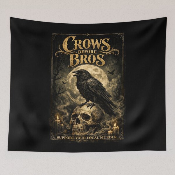 Item preview, Crows Before Bros Support Your Local Murder designed and sold by will freed18.