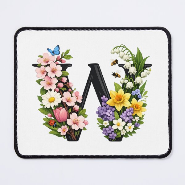Item preview, Mother's Day in the magic of spring – Your personal floral monogram designed and sold by CoolContent Factory.