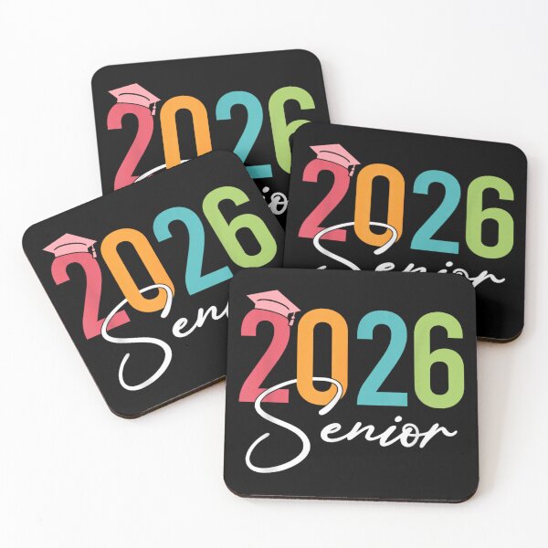 Item preview, Senior Class of 2026 Graduation Colorful Typography with Pink Grad Cap designed and sold by MariCanal.