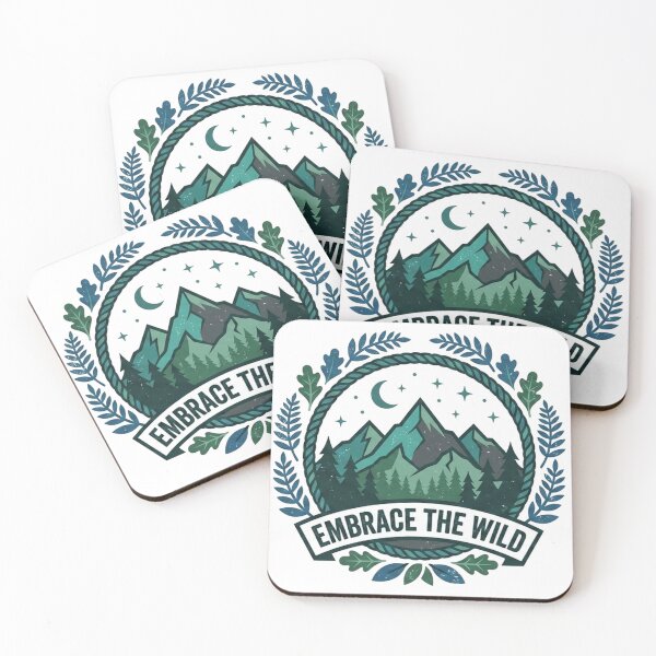 Item preview, Embrace The Wild Mountain Nature Scene Night Sky designed and sold by Owcomm.