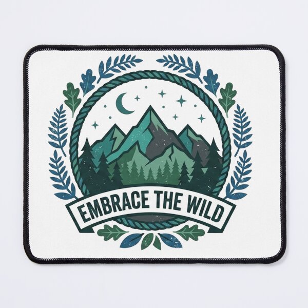 Item preview, Embrace The Wild Mountain Nature Scene Night Sky designed and sold by Owcomm.