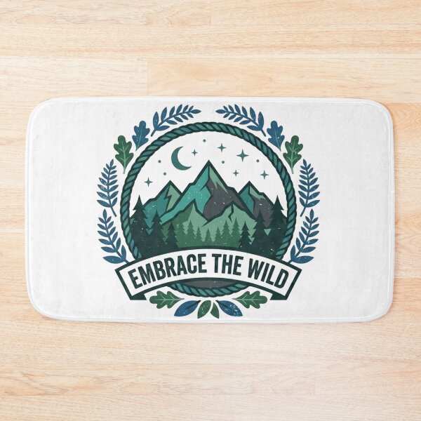 Item preview, Embrace The Wild Mountain Nature Scene Night Sky designed and sold by Owcomm.
