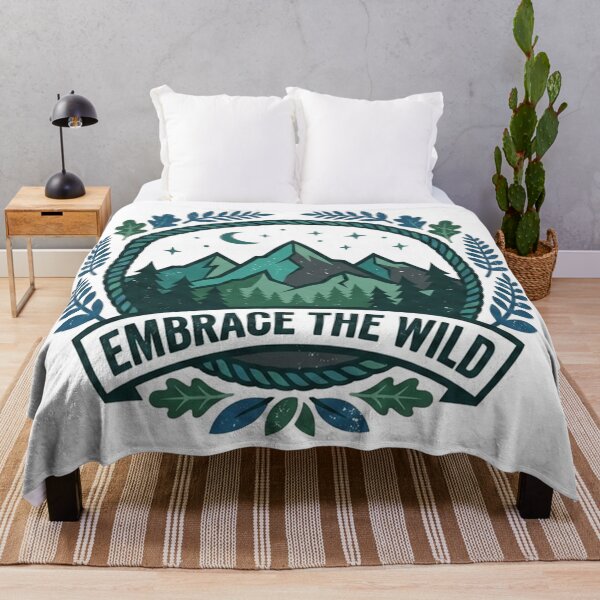 Item preview, Embrace The Wild Mountain Nature Scene Night Sky designed and sold by Owcomm.