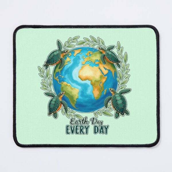 Item preview, Earth Day Sea Turtle Mosaic | Segmented Watercolor Art designed and sold by PriyaMagic.