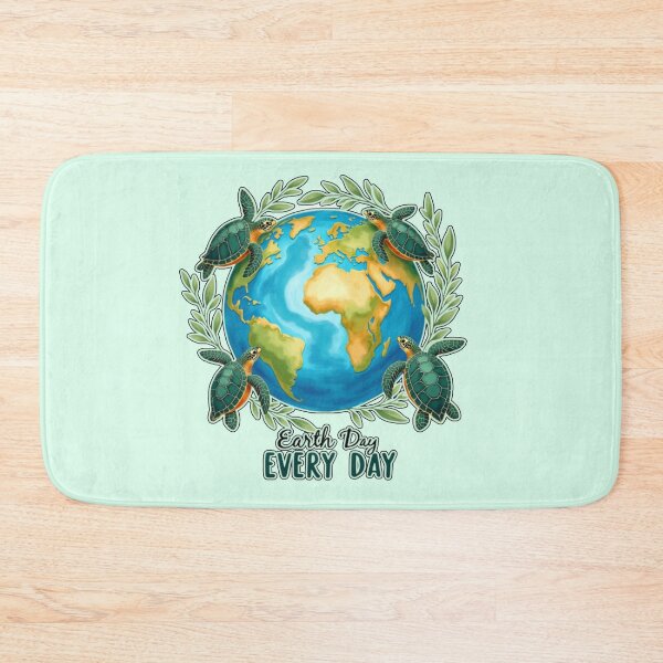 Item preview, Earth Day Sea Turtle Mosaic | Segmented Watercolor Art designed and sold by PriyaMagic.