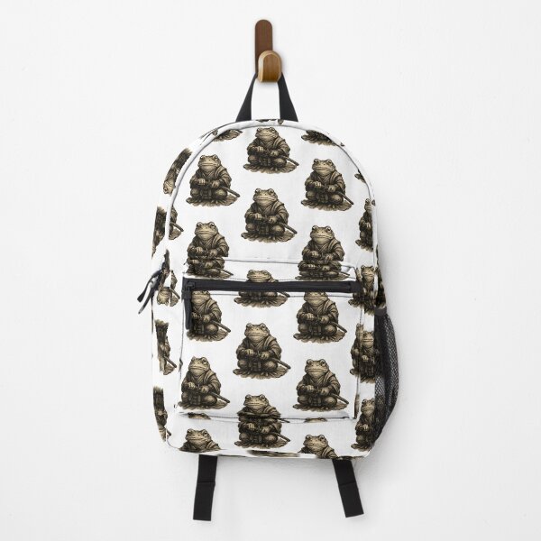 Item preview, Samurai Frog Warrior Vintage Ink Style designed and sold by SiarheiYur.