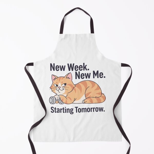 Item preview, New Week New Me Starting Tomorrow Funny Cat Shirt | Lazy Cat Workout Meme Gift designed and sold by Cool-cat-art.