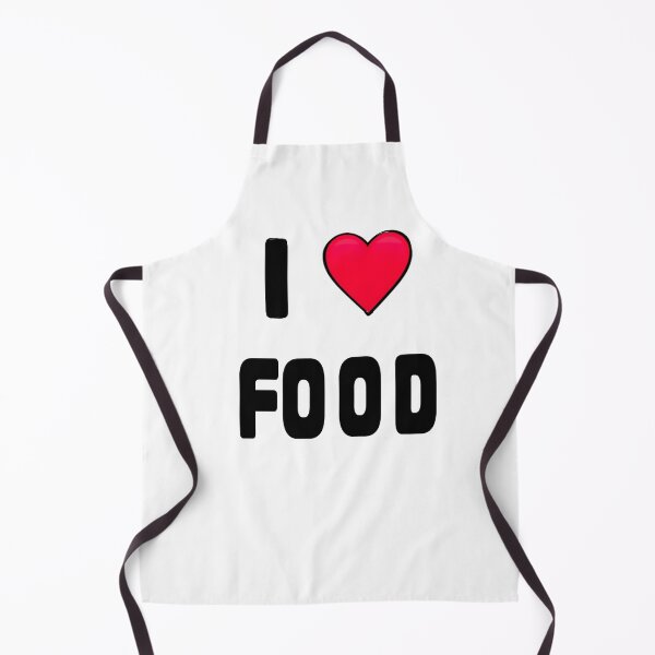 Item preview, I Love Food Minimalist Heart Design - Funny Foodie Gift designed and sold by Artonmytee.