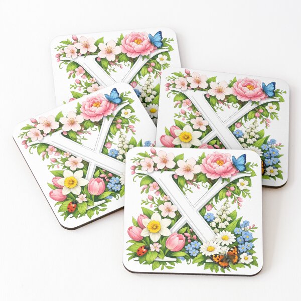 Item preview, Spring magic for Mom – Your personal floral monogram designed and sold by CoolContent Factory.