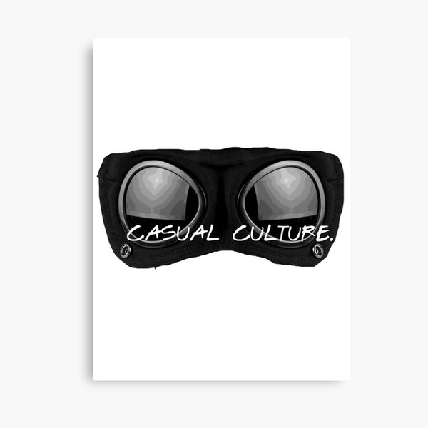 Casual Culture CP Goggles Canvas Print