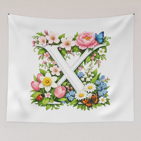 Item preview, Spring magic for Mom – Your personal floral monogram designed and sold by CoolContent Factory.
