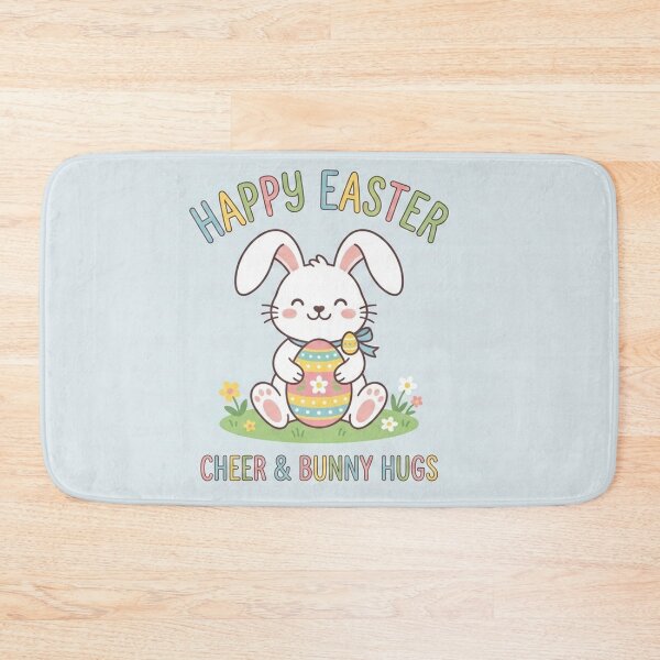 Item preview, Happy Easter Cheer & Bunny Hugs Cute designed and sold by Owcomm.