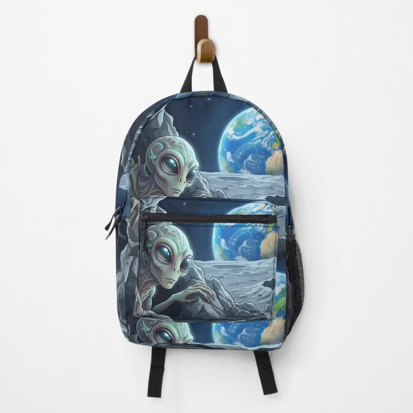 Item preview, Alien on the Moon designed and sold by CharmingFlowers.