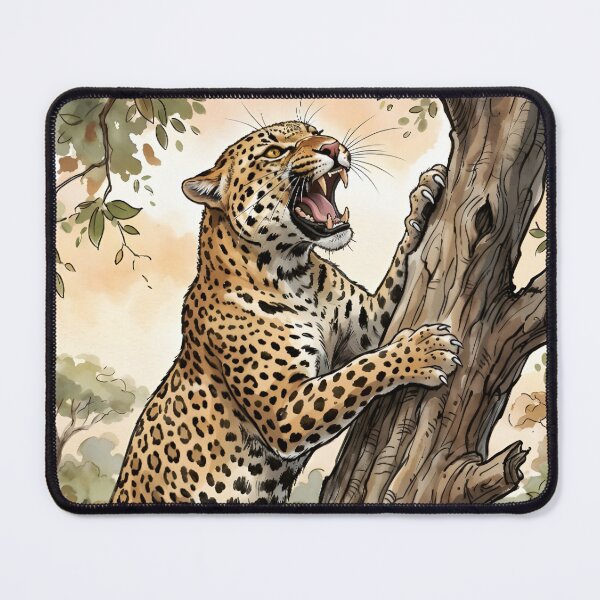 Item preview, Leopard Panthera Pardus Acacia Tree Serengeti Africa designed and sold by RubisLeaf.
