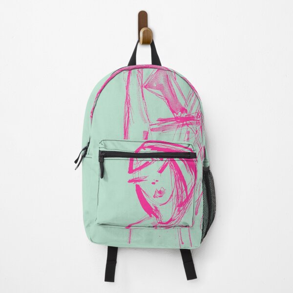 Item preview, Model Style - Hot Pink and Mint Fashion Icon Art designed and sold by PunksterClub.