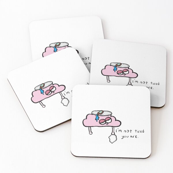 Item preview, hao illustration - waiter / waitress - I’m Not Tired You Are Sticker designed and sold by hao illustration.