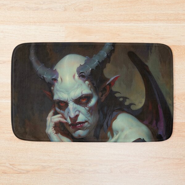 Item preview, Thoughts of the Demon Gothic Portrait Art designed and sold by DarkHolyQueen.