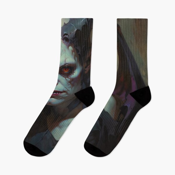 Item preview, Thoughts of the Demon Gothic Portrait Art designed and sold by DarkHolyQueen.