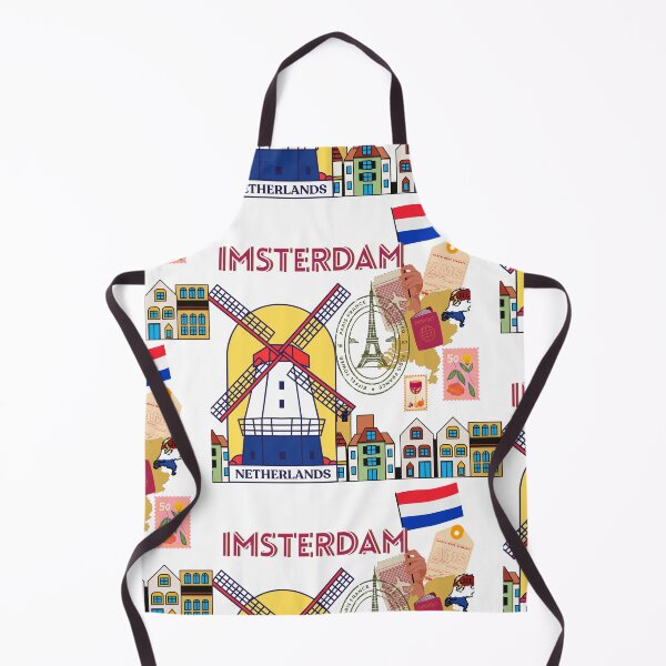 Item preview, ​Amsterdam Netherlands Travel Aesthetic Windmill Art designed and sold by crystalar95.