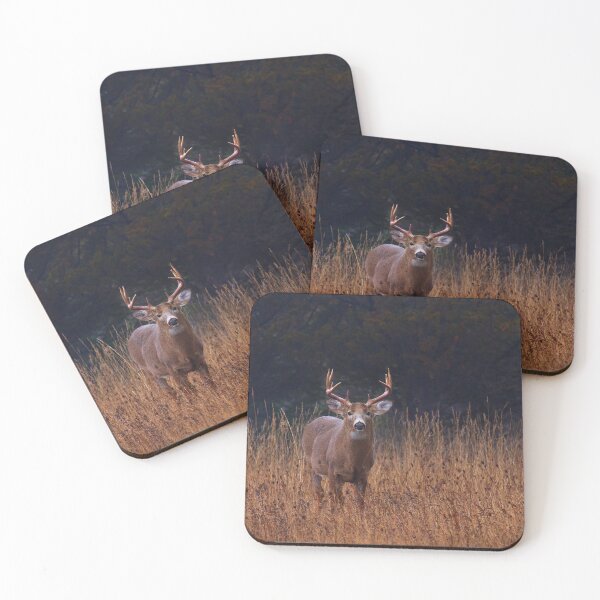 Item preview, In Autumns Fields - White-tailed deer designed and sold by James Cumming.