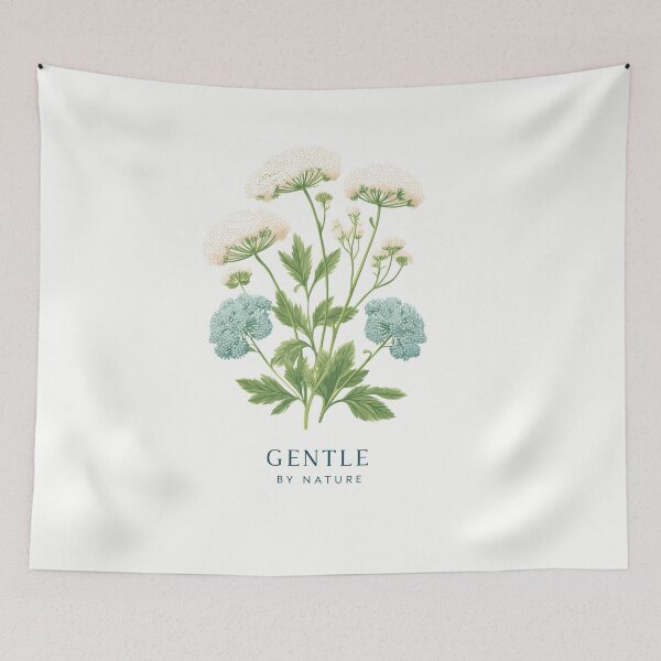 Item preview,   Dill Flower Gentle by Nature – Minimal Botanical Illustration with Soft Typography designed and sold by BobaBunny76.