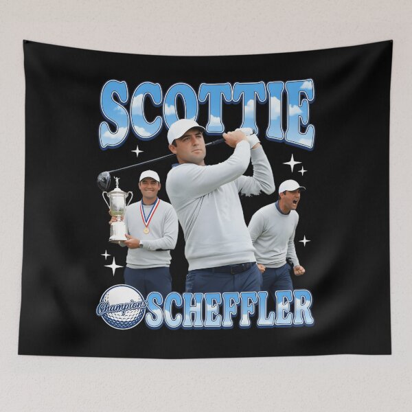 Item preview, Scottie Scheffler Golf Champion designed and sold by Marjan Lotffy.