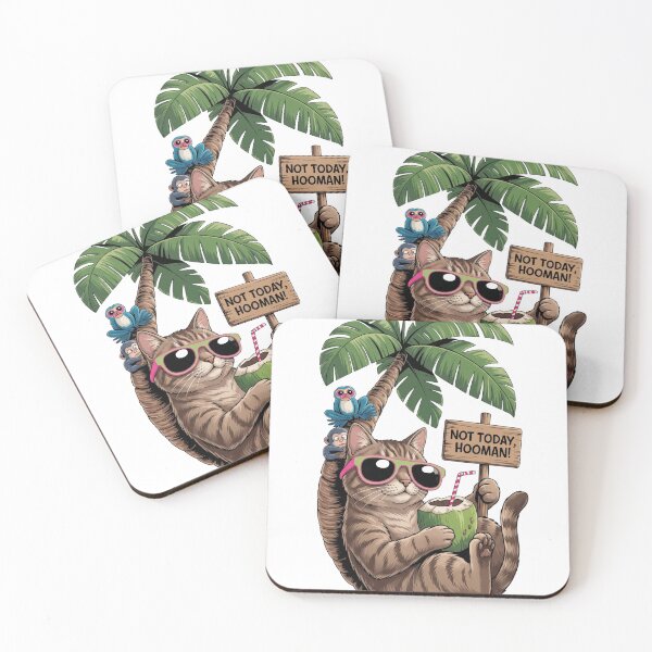 Item preview, Not Today Hooman Funny Cat – Lazy Cat Meme Chill Design designed and sold by ColorFlick.